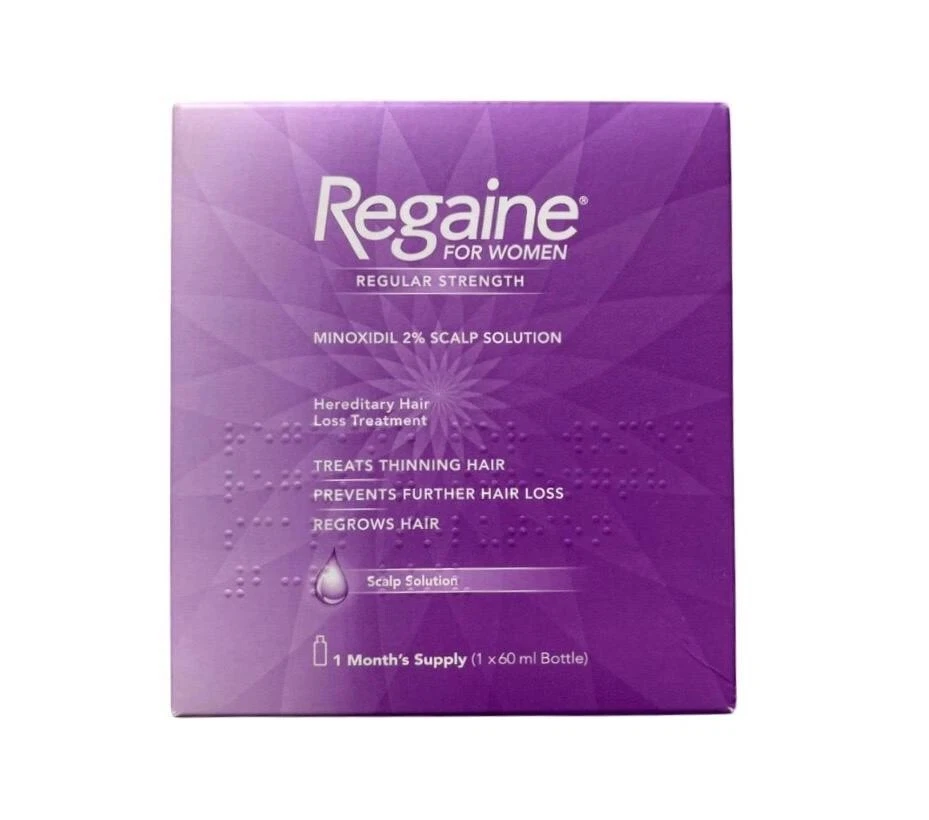 Regaine For Women 2% Regular Strength Minoxidil Scalp Solution 1 Month (1x60ml)
