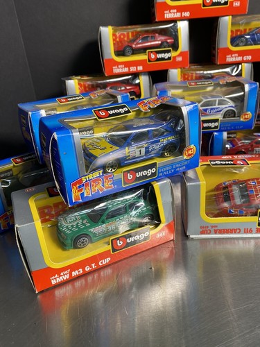 Lot of 22 Bburago 1/43 diecast toy car and dealer display Ferrari BMW E36 M3 - Picture 7 of 12