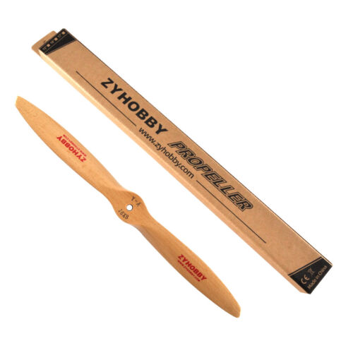 1PZ MODELLO DI VOLO Elica in legno spiaggia 16x8 2 lame per aereo a gas AF #01 - Foto 3 di 9