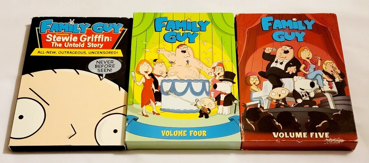 Family Guy Presents Stewie Griffin The Untold Story Volumes 4 5 DVD See Pics
