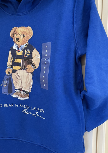 Polo Ralph Lauren Boys' Polo Bear Fleece Hoodie 4 Years NWT - Picture 8 of 8