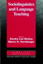 Sociolinguistics and Language Teaching (Cambridge Applied Linguistics), , Very G