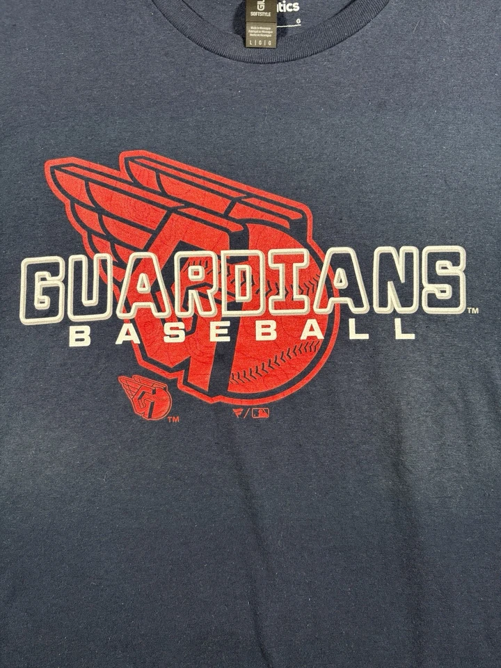 Cleveland Guardians Shirt Adult Large Fanatics MLB Baseball Naylor #22 Indians - Image 2 of 4