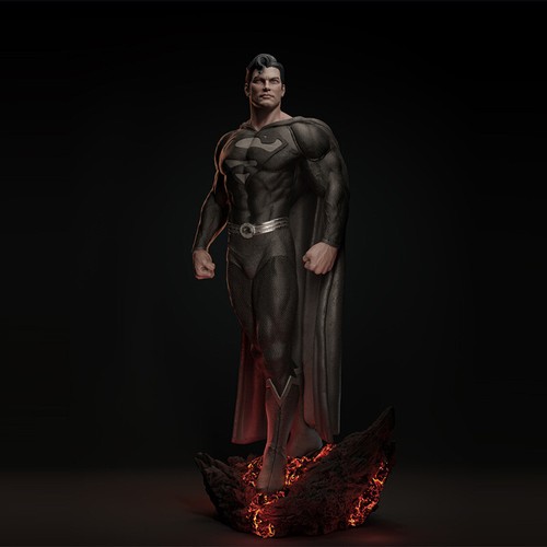 Superman 1/8 1/6 1/4 3D print figure Model Kit Unpainted Unassembled Garage Kit - Picture 2 of 6