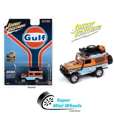 Johnny Lightning 1:64 - 1980 Toyota Land Cruiser Gulf Rusty Version EMS Exclusiv