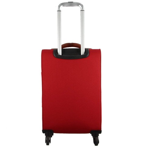 Pierre Cardin 40L Cabin Soft-Shell Suitcase Travel Luggage Bag 4-Wheel Case - Re - Picture 4 of 5
