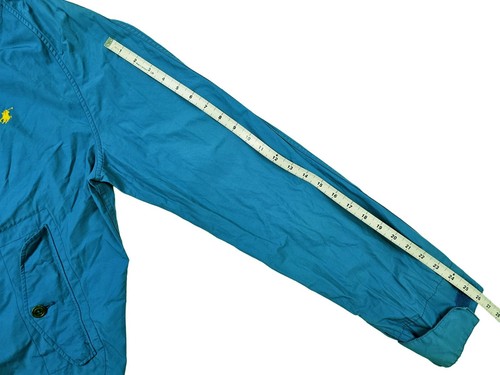 *HOT Men's POLO RALPH LAUREN @ SPORTS CAMPING LOGO HOODED Zip BLUE RAIN Jacket M - Picture 15 of 17