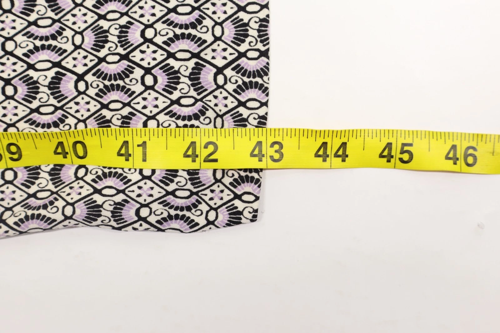 Abito donna Tory Burch bodycon seta mirto manica corta modello astratto taglia M