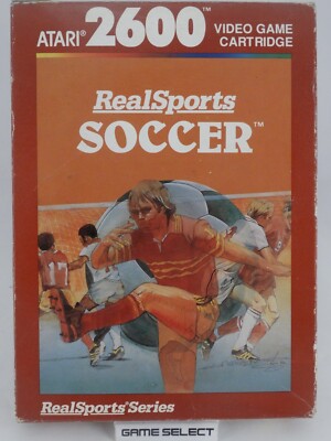 Realsports Fußball - Atari 2600 VCS 7800 - Vintage Videospiel - Original