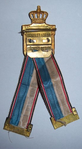 GERMAN - Bavarian, Vets. KriegerVerband Badge. Deschler & Sohn. Ges. Gesch. - Foto 4 di 5