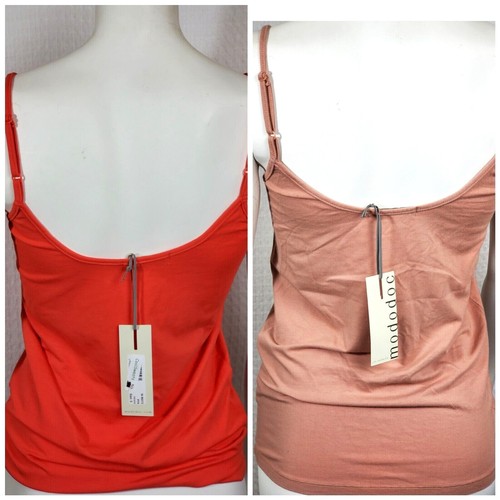 Mod-o-doc Women's Stretch Spaghetti Strap Tank Top Size Small Style# W-86072 - Picture 2 of 6