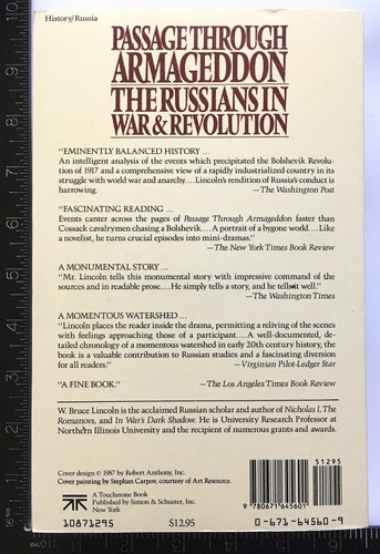 Lincoln: Passage Through Armageddon: The Russians in War (Simon & Schuster 1987) - Picture 3 of 4