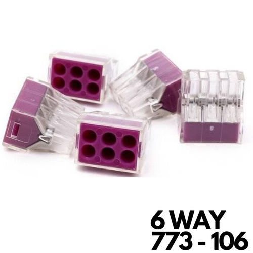 WAGO 773 Wire Cable Connectors Reusable Electrical Push 2 - 8 Way Compact - Picture 10 of 35