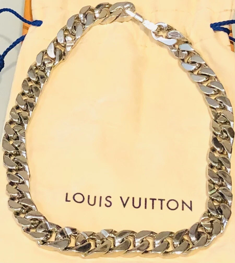 Virgil Abloh has reinvented the 1990s Cuban link chain for Louis Vuitton