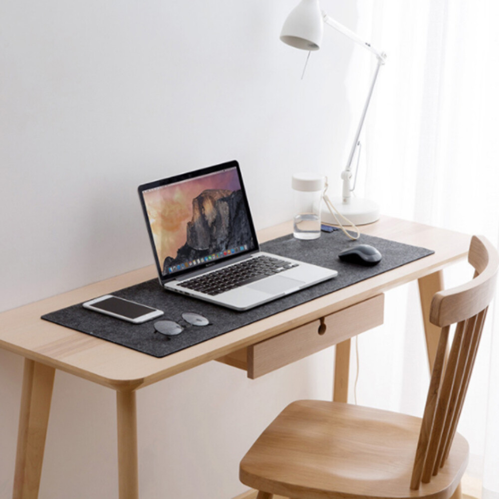 Computer Desk Mat Table Keyboard Mouse Pad Wool Felt Laptop Cushion ...
