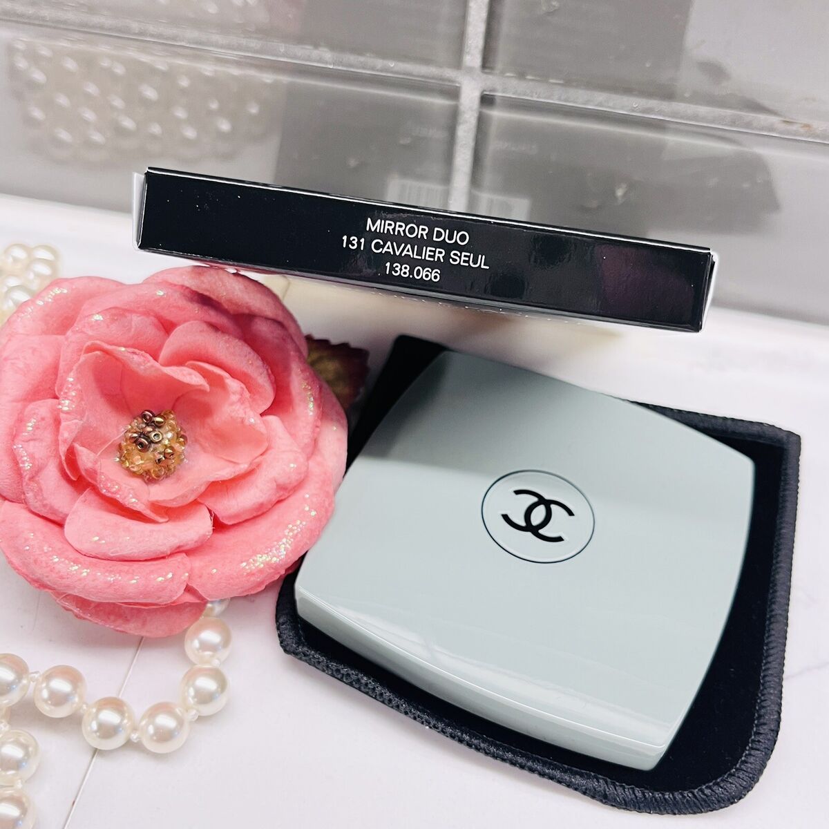 CHANEL MIROIR DOUBLE FACETTES LIMITED-EDITION MIRROR DUO 131- CAVALIER SEUL