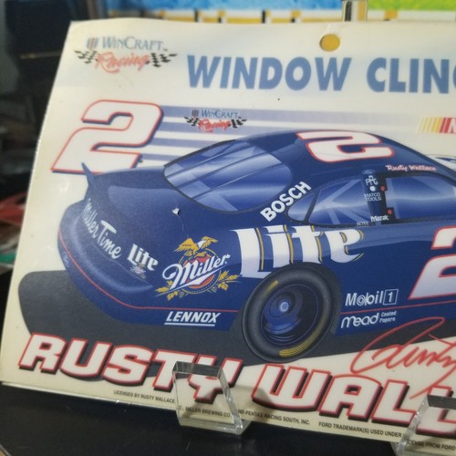 Rusty Wallace #2 Miller Lite 1998 Wincraft Wincraft adesivo statico decalcomania Nascar - Foto 4 di 4