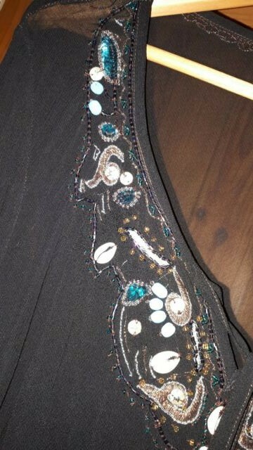 Beach cover up shells ethnic hippie boho gypsy festival tunic kurta kafta Wallis image 3