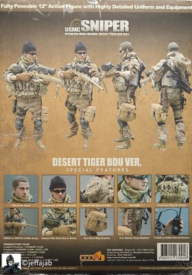 1:6 Hot Toys USMC Operation Iraqi Freedom Sniper Male 1:6 Hot Toys USMC Operation Iraqi Freedom Sniper Male