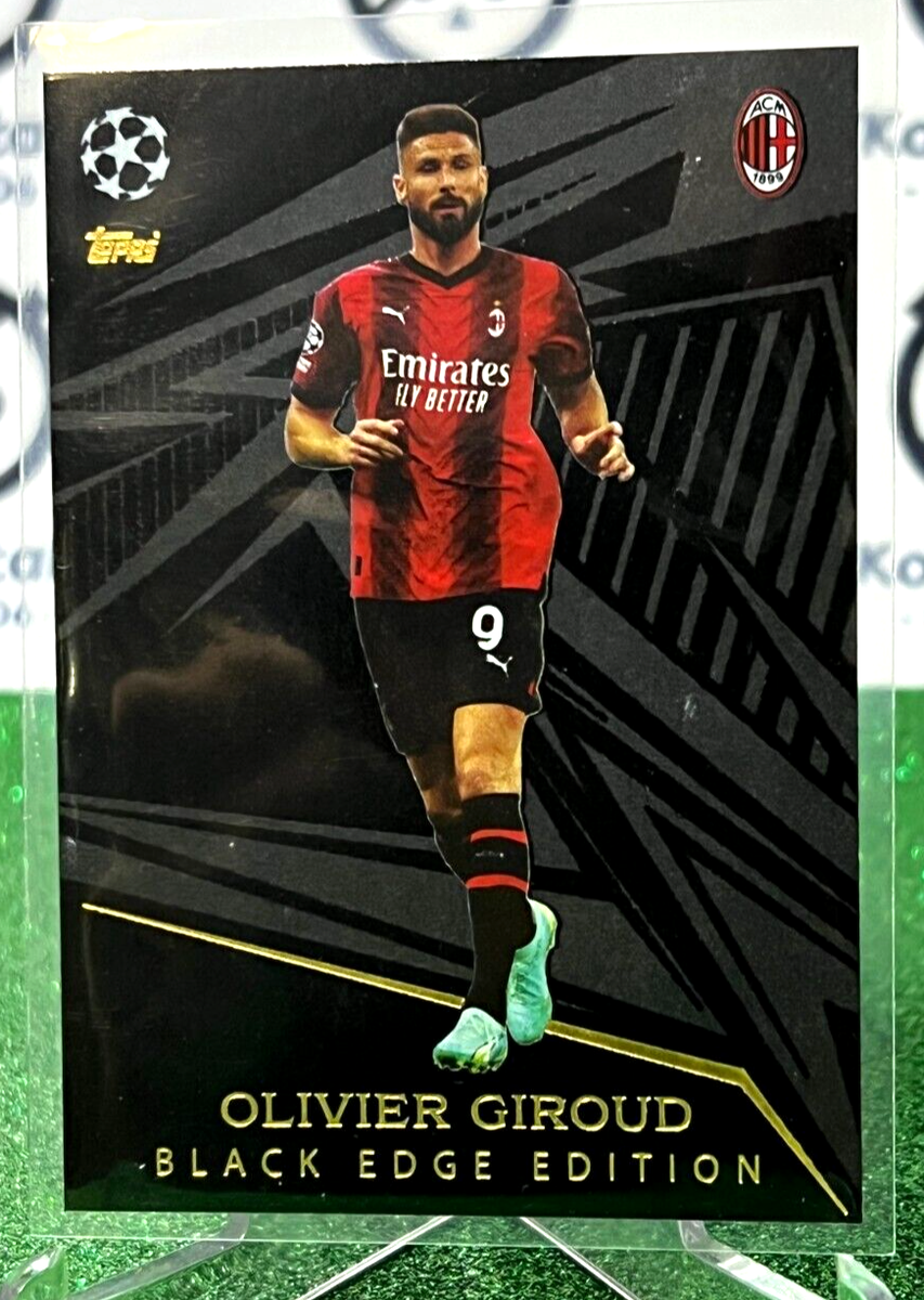 2023 TOPPS MATCH ATTAX OLIVIER GIROUD 499 BLACK EDGE EDITION