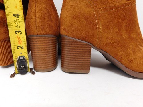 Kenneth Cole Reaction Women's Boots Sonia Slouch Brown Heel Mid Calf Booties 8 M - Picture 6 of 10