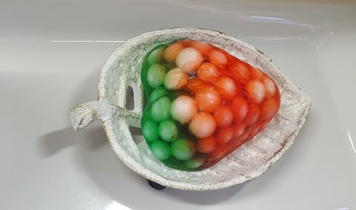 Seife Handgemacht ERDBEEREN mit SeifenKugeln Original Geschenk - Bild 7 von 14