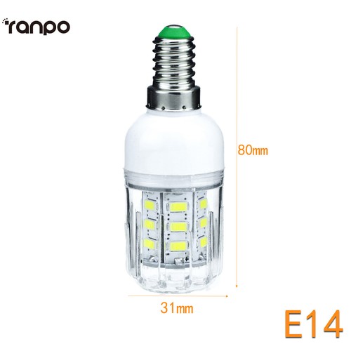 E27 E12 E26 E14 G9 LED Corn Light Bulbs 7W 5730 SMD 27LED Lamp 12V 24V 110V 220V - Picture 16 of 19