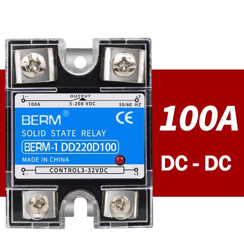 SSR Single Phase Solid State Relay 10A -100A DC-AC DC-DC AC -AC 3-32VDC/5-200VDC - Picture 26 of 32