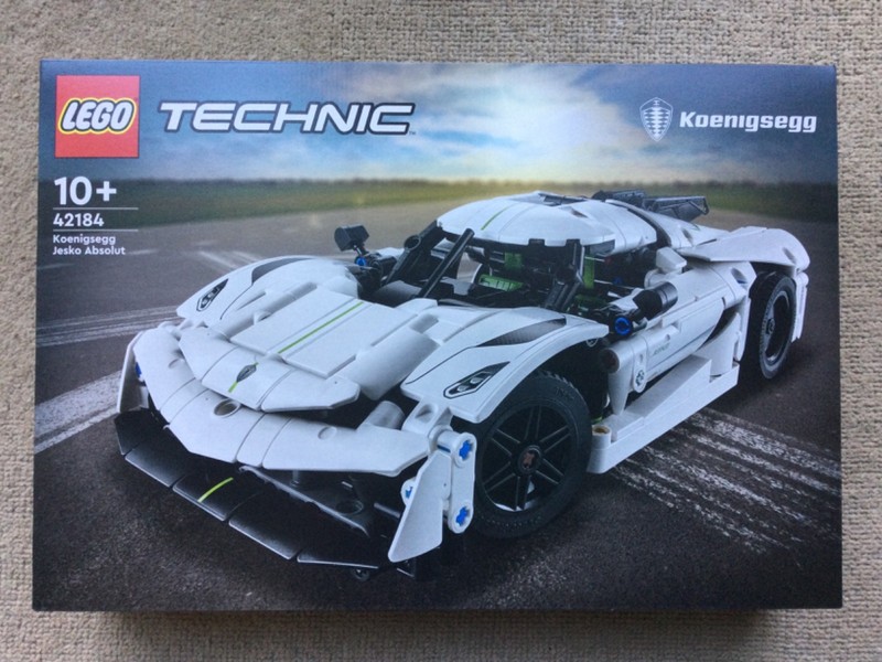 LEGO TECHNIC 42184: Koenigsegg Jesko Absolut White Hypercar