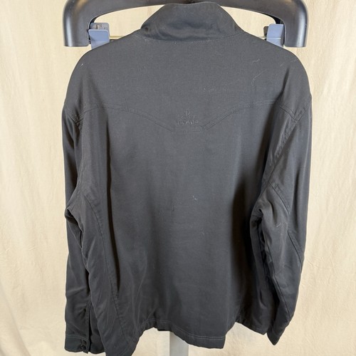 Prana M20Gde3 Men’s Large Black Zip Up Jacket - Picture 2 of 5