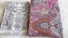 GORGEOUS Bohemian Pink/Grey 'Ombre' Single Duvet Cover & Oxford Pillowcase