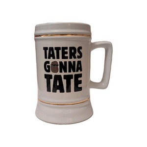 Taters Gonna Tate Potato Haters Funny Novelty Ceramic Beer Stein With Handle