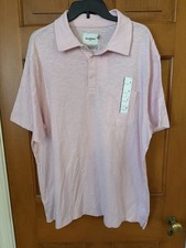 Goodfellow  Co Men  s Pink Short Sleeve Polo Shirt Size XL NWT