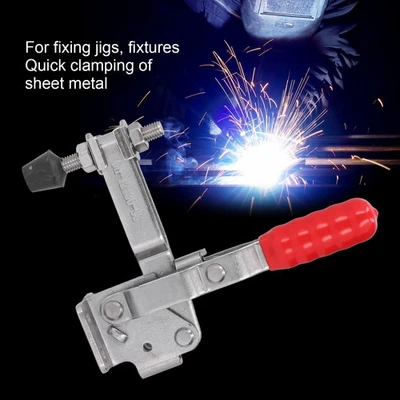 Pince à bascule à dégagement rapide en acier inoxydable, à verrouillage vertica - Photo 1/4