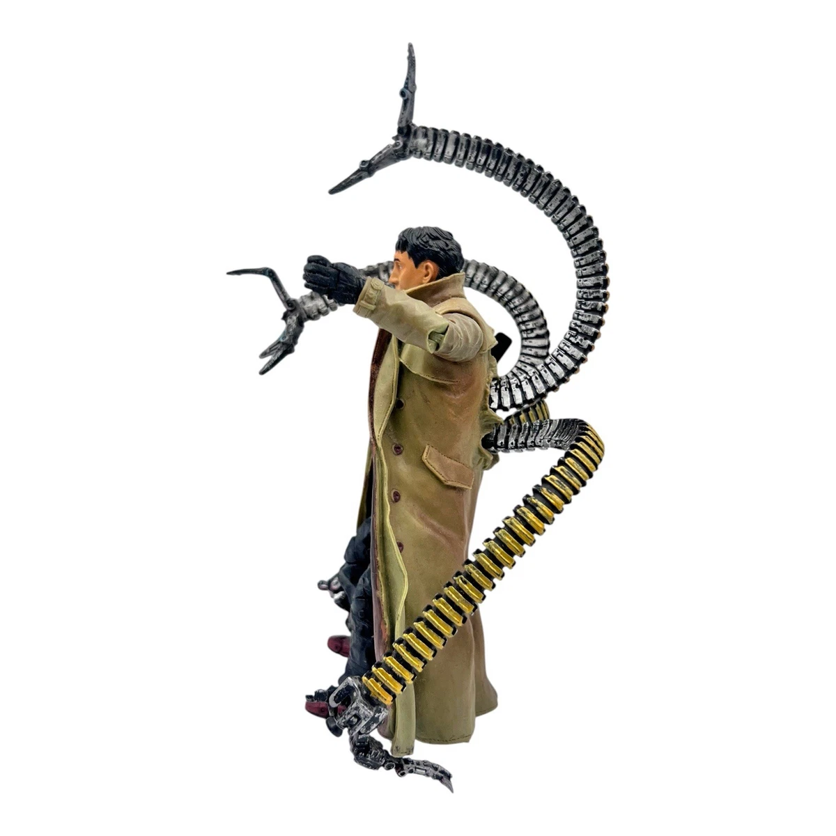 2004 Spider-Man 2 Doctor Octopus Poseable Doc Ock 6" Figure 4 Tentacles *READ*