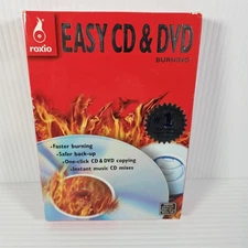 Roxio Easy CD & DVD Burning - Capture, Edit, Burn and Share - Brand NEW Sealed 