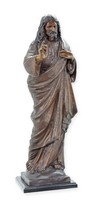 Bronzeskulptur Jesus Replikat Retro Design Dekoration