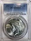 1927 P PEACE DOLLAR DOLLAR BEAUTIFUL PCGS GRADED BU