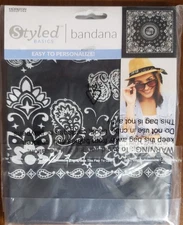 Styled Basics BANDANA 1 Piece 22inx22in