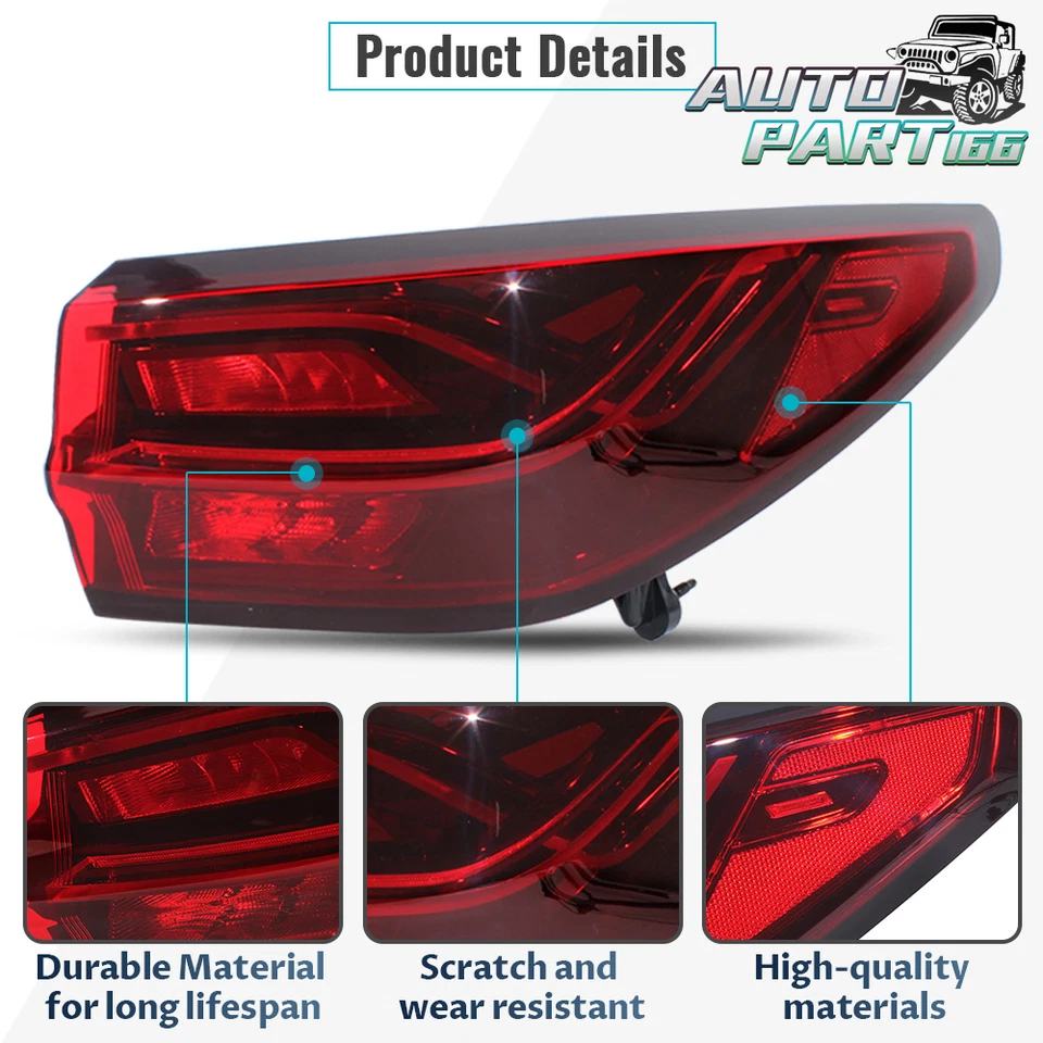 Luz trasera LED exterior derecha para Chevrolet Blazer 2023 2024 Foto 4 de 4