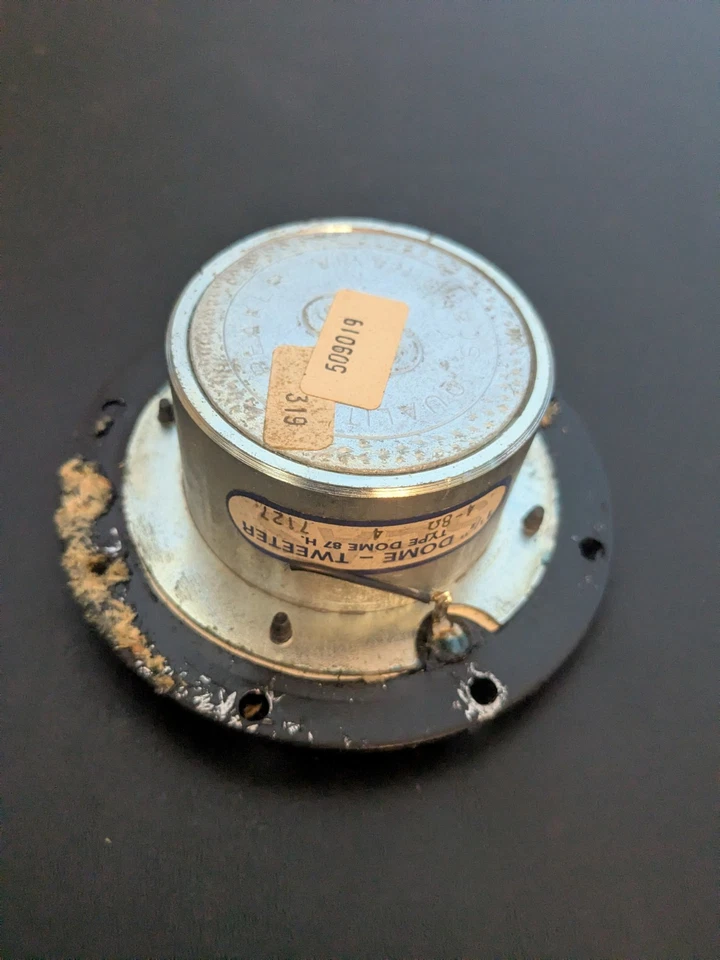Tweeter Domo Dynaco A-25 Vintage SEAS 87H Probado, 100% Funcionando. Foto 3 de 3