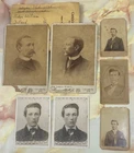WILLIAM DILLARD BATTLE OF NEW MARKET CONFEDERATE CIVIL WAR VETERAN CDV CAB CARDS