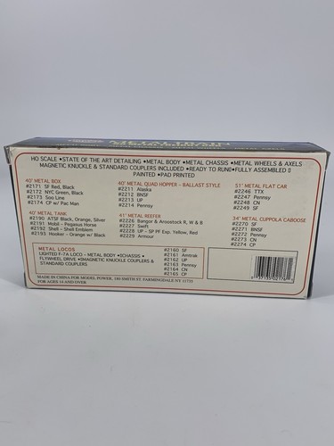 Model Power Ho Scale Metal Train 40’ Metal Box Car #2176, Linde-Union Carbide - Picture 8 of 9
