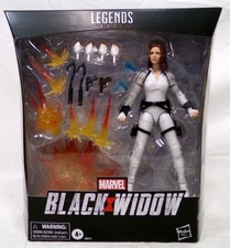 2020 Hasbro Marvel Legends Exclusives White Outfit Black Widow Deluxe 6  Figure