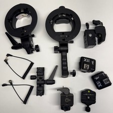 Photography Lighting Gear Lot Manfrotto Cheetah Triggers Glow S-Type Brackets