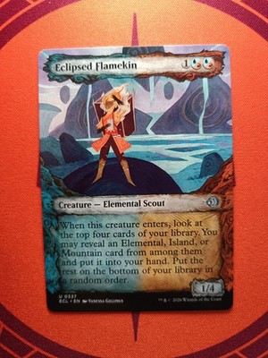 Eclipsed Flamekin (Showcase) (NM) Lorwyn Eclipsed MTG Rabatt: 5+ Magic Singles