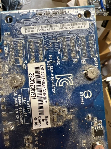 ASUS EN210 SILENT/DI/1GD3/V2(LP)1GB DDR3 PCIE 2.0VGA HDMI DVI-I GRAPCARD ULEB2-2 - Picture 4 of 5