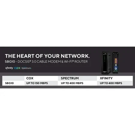 ARRIS Surfboard 16x4 Cable Modem / AC1600 Dual-Band Wifi Router. Approved for Xf - Image 3 of 4