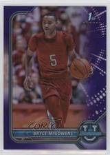 2021-22 Bowman U Purple Refractor 24/299 Bryce McGowens #74 0ud4