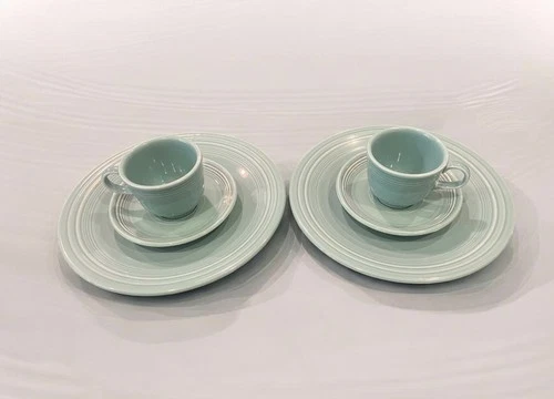 6 Piece Homer Laughlin Fiestaware Seamist